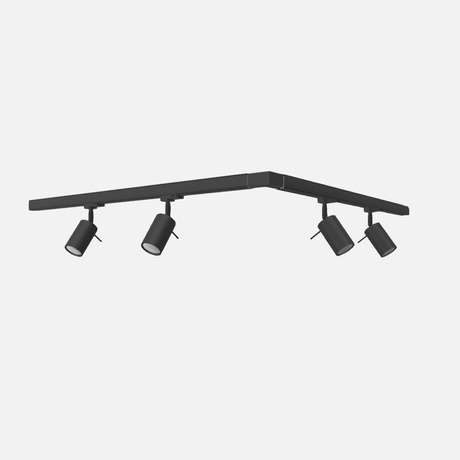 Lampa Sufitowa, 4 punktowa, system szynowy 3 fazowy, RING