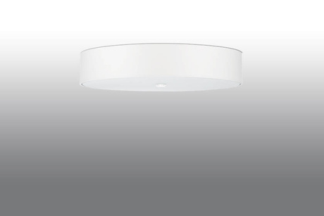 Plafon SKALA 70 biały + 6x Żarówka LED E27 3000K Ciepła 7,5W 620lm