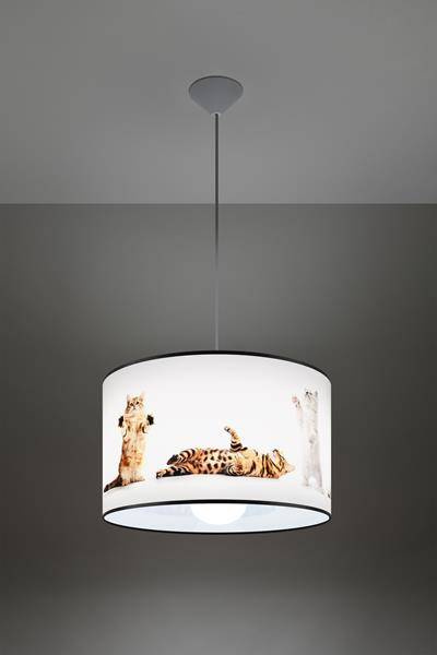 Lampa wisząca KOTY 40 + 1x Żarówka LED E27 3000K Ciepła 7,5W 620lm