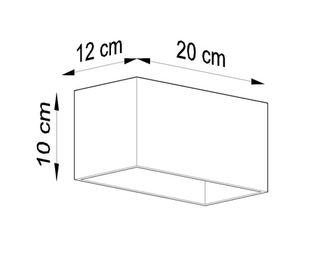 Kinkiet QUAD MAXI biały + 2x Żarówka LED G9 3000K Ciepła 4,5W 510lm
