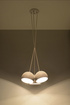 Lampa wisząca BOLA 3 biała
