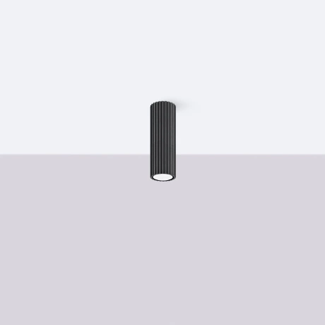 Plafon KARBON 20 czarny