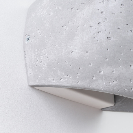 Kinkiet GLOBE beton + 2X Żarówka LED G9 3000K Ciepła 4,5W 450lm