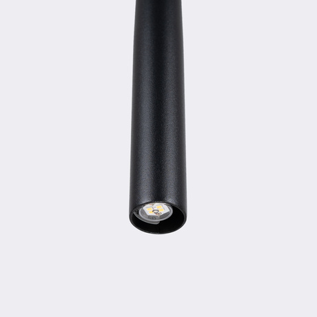 Lampa wisząca BLISS 1 czarna + 1x Żarówka LED G9 3000K Ciepła 4,5W 450lm