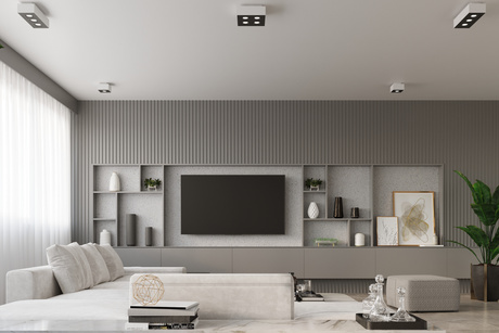 Plafon MONO 3 biały + 3x Żarówka LED GU-10 4000K Zimna 7W 630lm