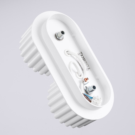 Plafon AURA 2 biały Gx53 + 2X Żarówka LED GX53 4000K 8W 720lm