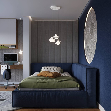 Lampa wisząca HYPERION 1 biały + 1x Żarówka LED G9 3000K Ciepła 4,5W 450lm