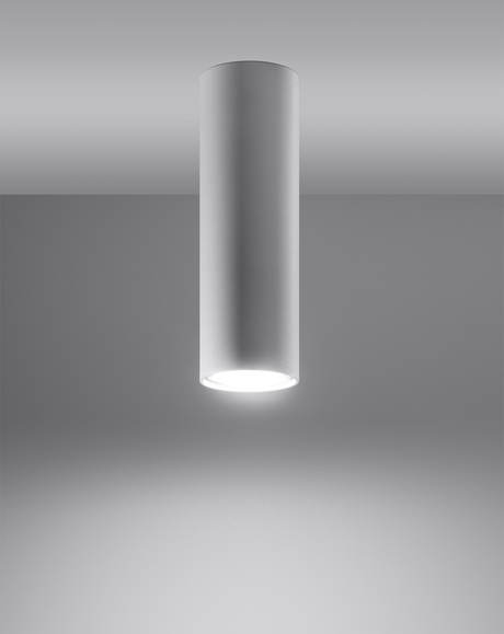 Plafon LAGOS 20 biały + 1x Żarówka LED GU-10 4000K Zimna 7W 630lm