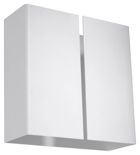 Kinkiet LINEA biała + 2x Żarówka LED G9 3000K Ciepła 4,5W 510lm