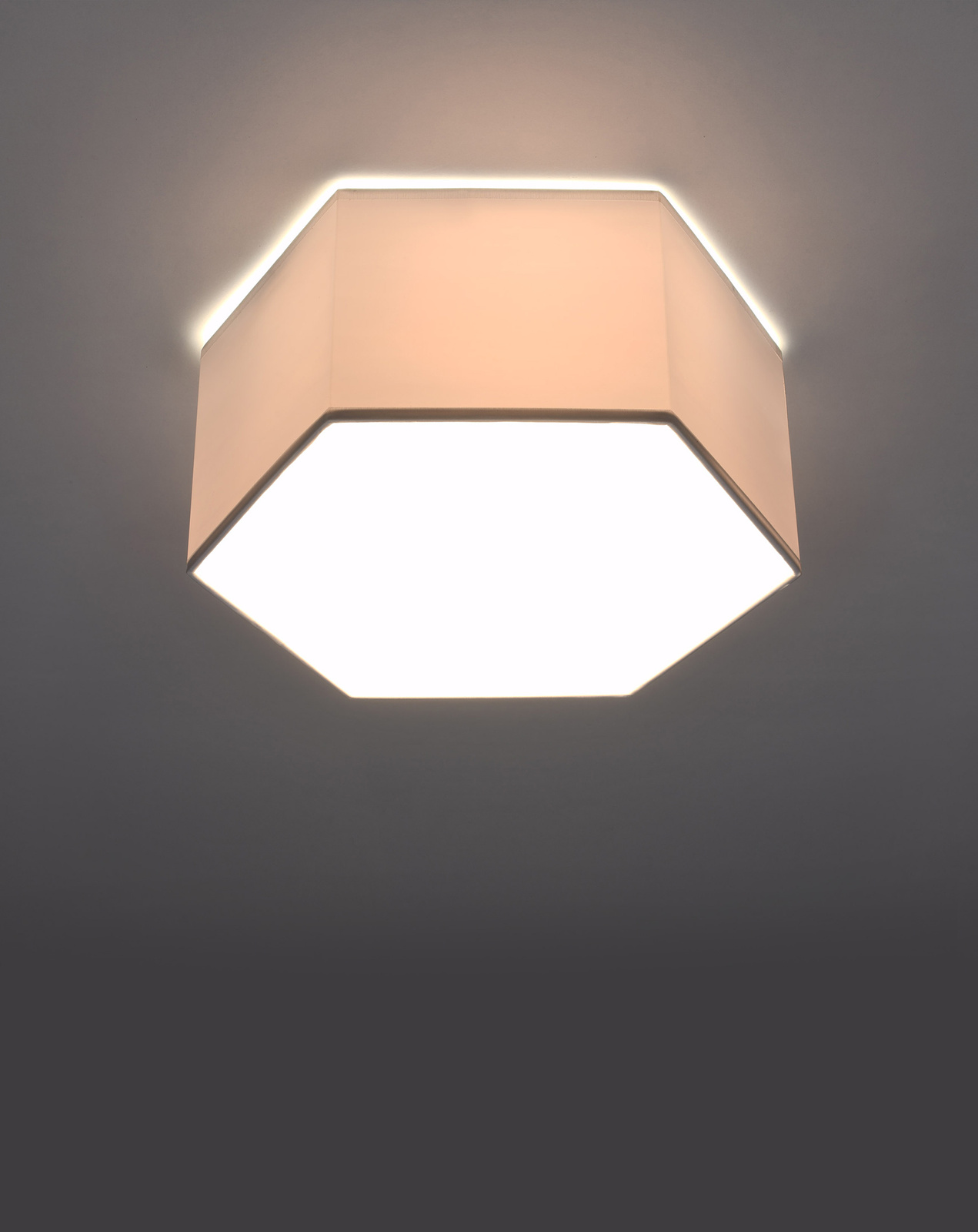 Plafon SUNDE 13 biały + 2x Żarówka LED E27 3000K Ciepła 7,5W 620lm