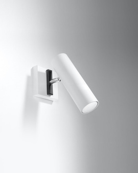 Kinkiet DIREZIONE biały + 1x Żarówka LED GU-10 3000K Ciepła 7W 620lm