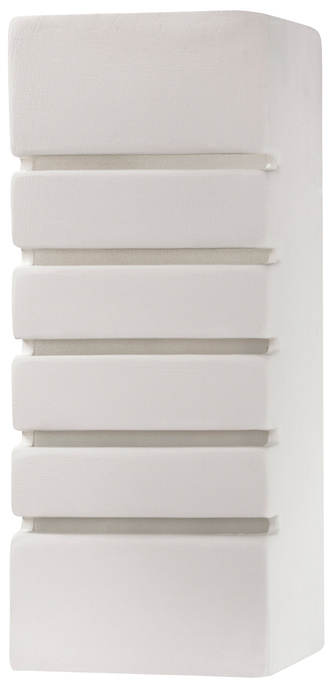 Kinkiet ceramiczny SAMIR biały + 1x Żarówka LED E27 3000K Ciepła 7,5W 620lm