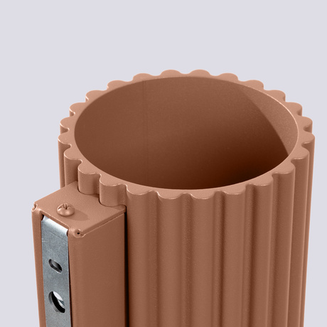 Kinkiet AURA mocca G9 + 1X Żarówka LED G9 3000K Ciepła 4,5W 450lm