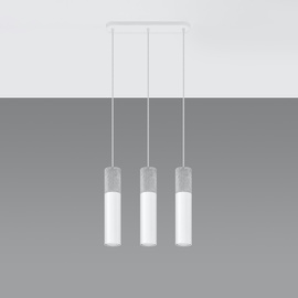 Lampa wisząca BORGIO 3 biała