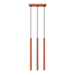 Lampa wisząca PASTELO 3 ochra czerwona