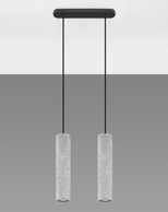 Lampa wisząca LUVO 2 + 2x Żarówka LED GU-10 3000K Ciepła 7W 620lm