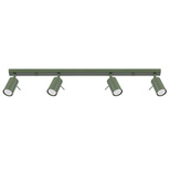 Plafon RING 4L zielony oliwkowy