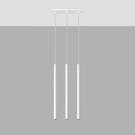 Lampa wisząca PASTELO 3 biała 