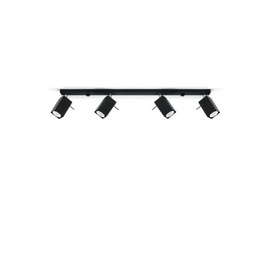 Plafon MERIDA 4L czarny 