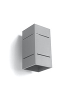 Kinkiet BLOCCO szary + 1x Żarówka LED G9 4000K Zimna 4,5W 530lm