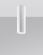 Plafon LAGOS 20 biały + 1x Żarówka LED GU-10 3000K Ciepła 7W 620lm