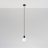 Lampa wisząca EDISON czarna