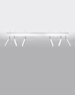 Plafon EYETECH 6 biała + 6x Żarówka LED G9 3000K Ciepła 4,5W 510lm