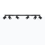 Plafon MERIDA 6L czarny 