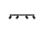 Plafon MERIDA 4L czarny 