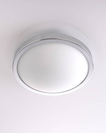 Plafon SOLAR 20 chrom + 1x Żarówka LED E27 4000K Zimna 7,5W 650lm