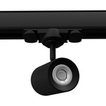 OSSI czarny GU10 4000K 7W 550lm