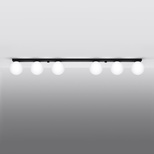 Plafon YOLI 6 czarny