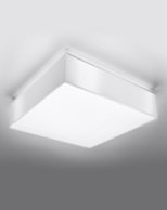 Plafon sufitowy HORUS 35 BIAŁY + 2x Żarówka LED E27 4000K Zimna 7,5W 650lm