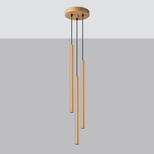 Lampa wisząca PASTELO 3P złota