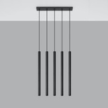 Lampa wisząca PASTELO 5 czarny 