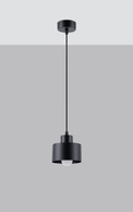 Lampa wisząca SAVAR 1 czarna + 1x Żarówka LED E27 3000K Ciepła 7,5W 620lm