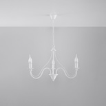 Żyrandol MINERWA 3 biały