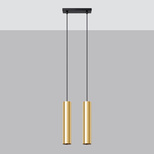 Lampa Wisząca LAGOS 2 złoty połysk