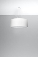 Żyrandol OTTO 60 biały + 5x Żarówka LED E27 3000K Ciepła 7,5W 620lm