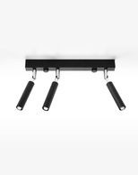 Plafon EYETECH 3 czarny + 3x Żarówka LED G9 3000K Ciepła 4,5W 510lm