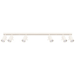 Plafon RING 6L beżowy + 6x Żarówka LED GU-10 3000K Ciepła 7W 510lm