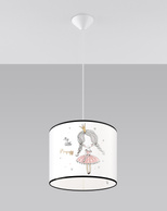 Lampa wisząca PRINCESS 30 + 1x Żarówka LED E27 4000K Zimna 7,5W 650lm