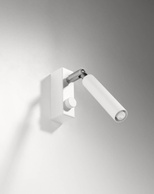 Kinkiet EYETECH 1 biały + 1x Żarówka LED G9 4000K Zimna 3W 204lm