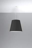 Żyrandol GENEVE 50 czarna + 3x Żarówka LED E27 4000K Zimna 7,5W 650lm