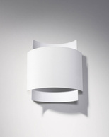 Kinkiet IMPACT biały + 1x Żarówka LED G9 3000K Ciepła 4,5W 510lm