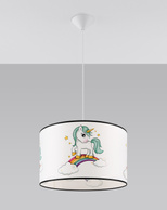 Lampa wisząca JEDNOROŻEC 40 + 1x Żarówka LED E27 4000K Zimna 7,5W 650lm