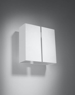 Kinkiet LINEA biała + 2x Żarówka LED G9 3000K Ciepła 4,5W 510lm