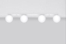 Plafon YOLI 4 biały + 4x Żarówka LED G9 4000K Zimna 4,5W 460lm