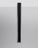 Plafon LAGOS 60 czarny + 1x Żarówka LED GU-10 4000K Zimna 7W 630lm