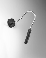 Kinkiet AXIL czarny + 1x Żarówka LED G9 4000K Zimna 4,5W 530lm